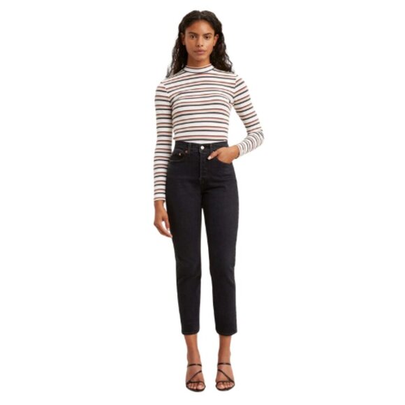 Levi's Womens 26 Wedgie Icon High Rise Cotton Jeans - Picture 1 of 16
